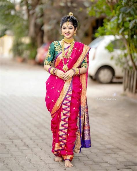 How To Wear Nauvari Saree- Types of Traditional Marathi Saree Draping