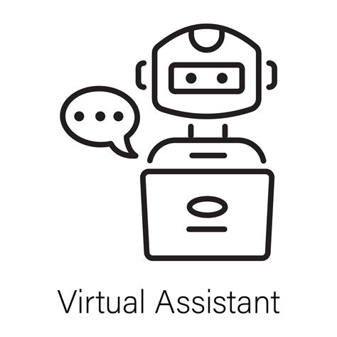 Trendy Virtual Assistant 42407325 Vector Art At Vecteezy