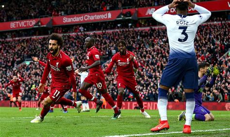 Liverpool Tottenham Premier League Live Score Lineups