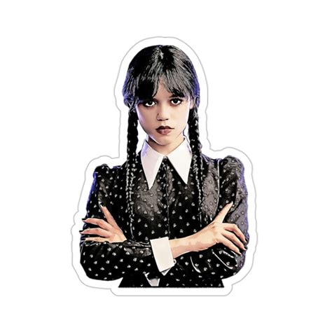 Wednesday Sticker Wednesday Addams Netflix Water Bottle - Etsy