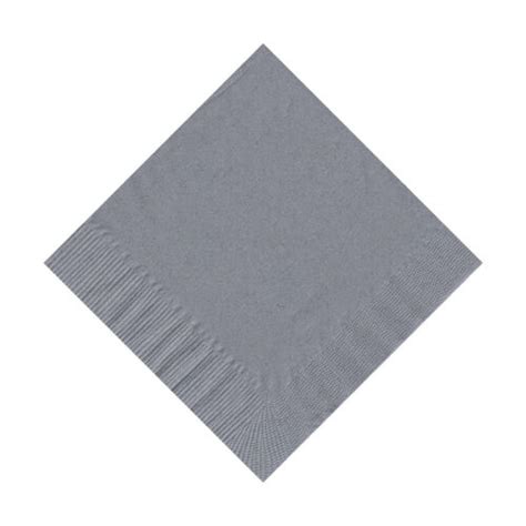 Plain Solid Colors Beverage Cocktail Napkins Paper Silver Ebay