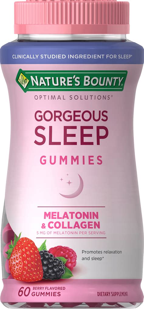 Nature S Bounty Optimal Solutions Gorgeous Sleep With Melatonin