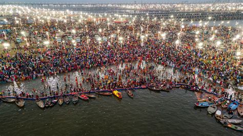 Mahakumbh Millions Take Amrit Snan On Maghi Purnima Day Elaborate