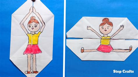 How To Make Paper Dancing Girl Diy Origami Dancing Girl Paper