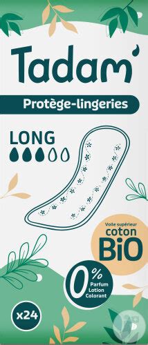 Tadam Protège Lingerie Dermo Sensitif Écologique Long 24 Pièces Newpharma