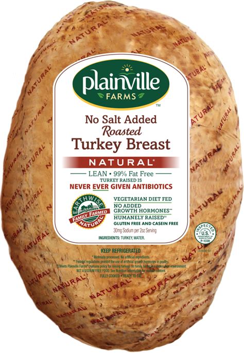 Natural Roasted Turkey Breast Bulk No Salt — Plainville Farms