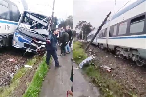 Qué Ocurrió En El Accidente Entre El Tren Y El Bus