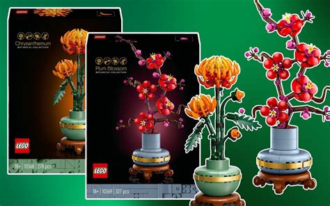 Lego Botanicals Summer Chrysanth Plum Blossom Revealed