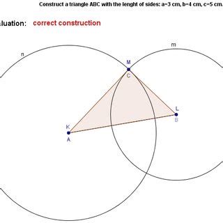 Construction of a triangle | Download Scientific Diagram