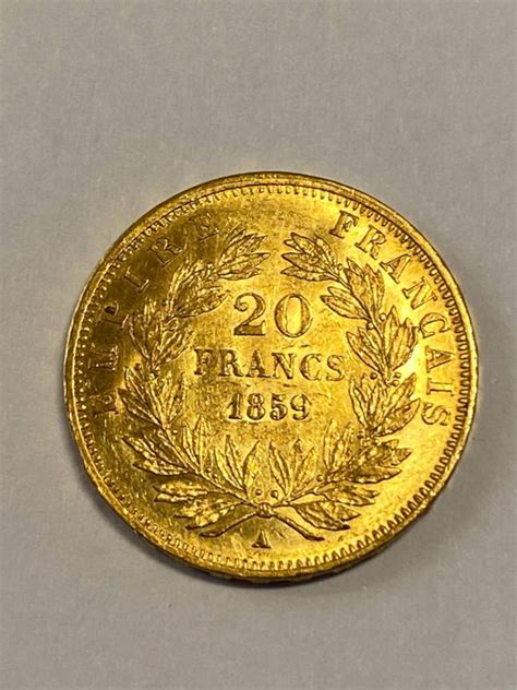 France 20 Franc 1859 A Napoleon III Gold Catawiki