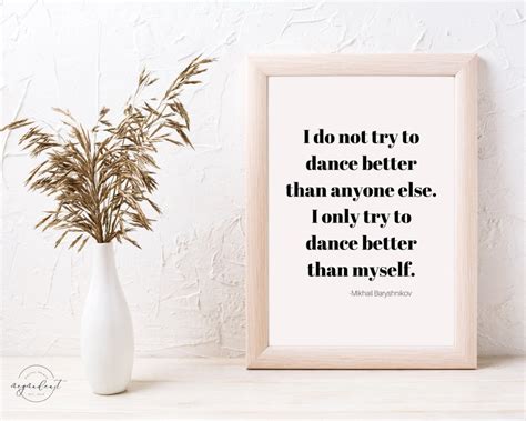 Dance Quote Printable Wall Art Dance Studio Wall Decor - Etsy