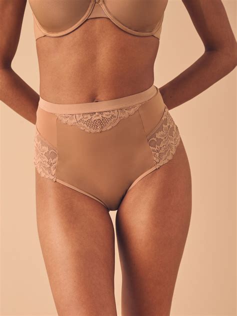 Buy Caramel Nude Tummy Control Light Shaping High Waist Thongs 2 Pack From The Next UK Online Shop