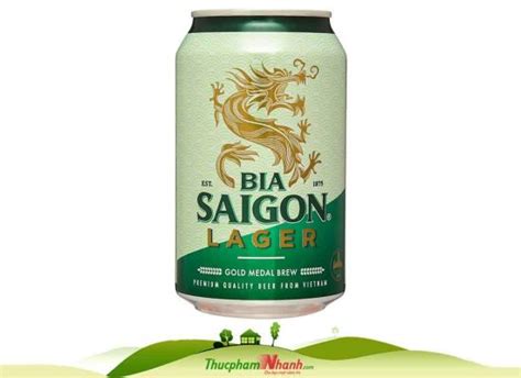 Sỉ Lẻ Bia Sài Gòn Lager Xanh 330ml Thùng 24 Lon Thực Phẩm Nhanh