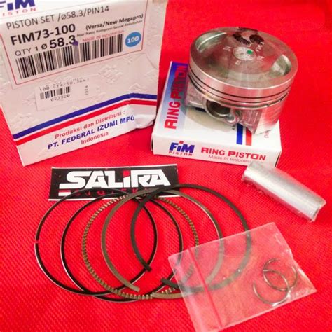 Jual Piston Seher Seker Kit FIM Federal Izumi Pin 14 Diameter 58 3 Mm