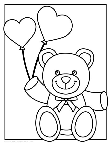 Simply Love Printables Free Valentines Coloring Pages 2023 Page 19 Cute