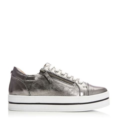 Aross Pewter Leather Sale From Moda In Pelle Uk Plastic Heels