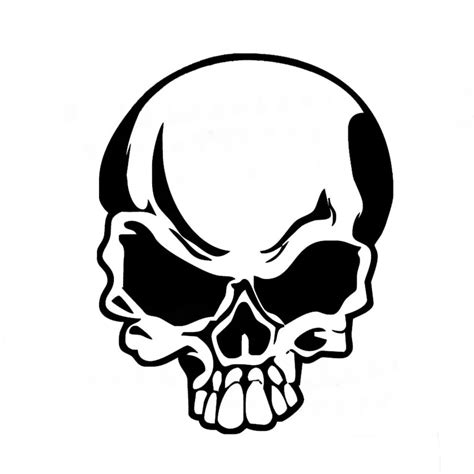 Wholesale Pcs Lot Pcs Lot Human Skull Vinyl Decal Sticker Window