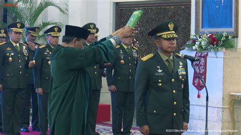 Presiden Jokowi Tunjuk Jenderal Agus Subiyanto Sebagai Calon Panglima TNI