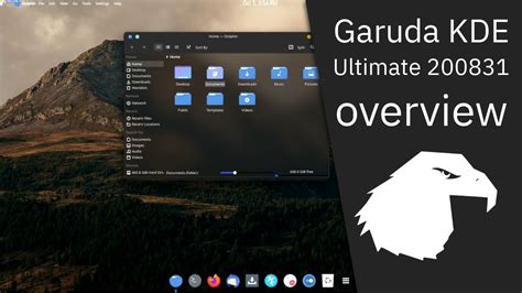 Garuda Linux KDE Ultimate 200831 Overview Performance Beauty YouTube