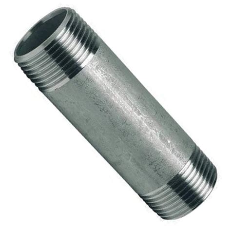 Galvanized Iron Threaded 4inch GI Nipple For Plumbing Pipe At 170