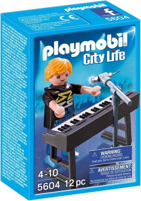 Playmobil City Life Pop Stars Keyboarder Playset Amazon Co Uk Toys