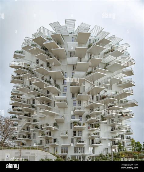 The Iconic Building L Arbre Blanc In Montpellier France Stock Photo