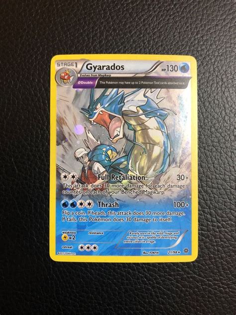 XY Ancient Origins Gyarados Full Art Holo 21 98 Ab 1 Kaufen Auf Ricardo