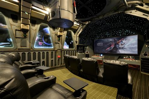 This Million Star Wars Mansion Has A Millennium Falcon Movie