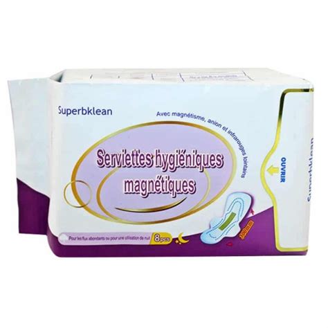 Serviette Hygi Nique Magn Tique Violette De Longrich Sant Beaut