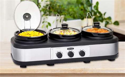 Bella Triple Slow Cooker $39 Shipped | Free Stuff Finder