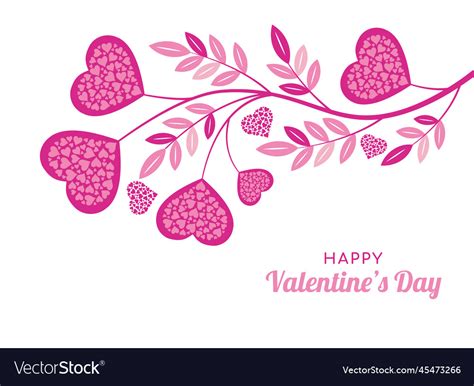 Happy Valentines Day Banner Poster Card Royalty Free Vector