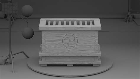 Shinto Shrine Saisenbako Donation Box 3d Model Cgtrader