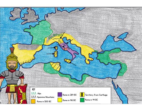 Ancient Rome Map Worksheet Worksheet For 6th 8th Grade Lesson