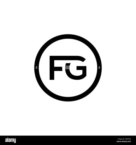 Initial Fg Letter Linked Logo Creative Letter Fg Modern Business Logo