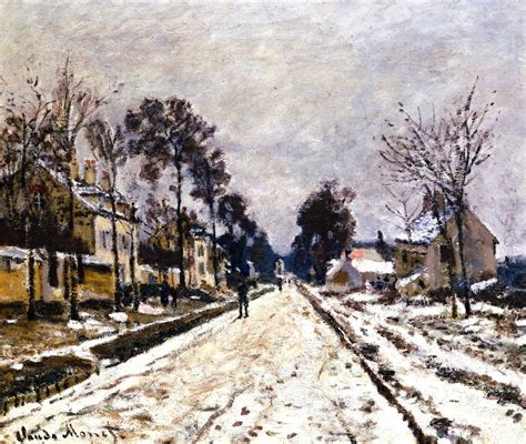 An Impression Of Winter By Claude Monet Minute History