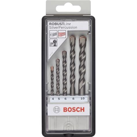 Bosch Professional RobustLine Betonbohrer Satz Silver Percussion 5 Teilig