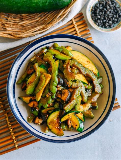 Bitter Melon Stir Fry With Black Bean Sauce The Woks Of Life