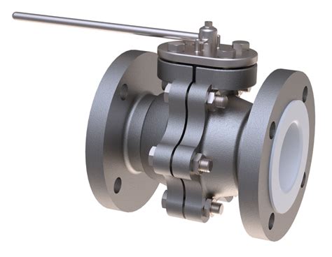 Cs Ms Ss Ptfe Lined Ball Valve For Industrial At Rs In