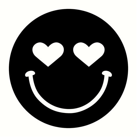 Black Smiley Svg Smiley Face Png Happy Clipart Valentine - Etsy