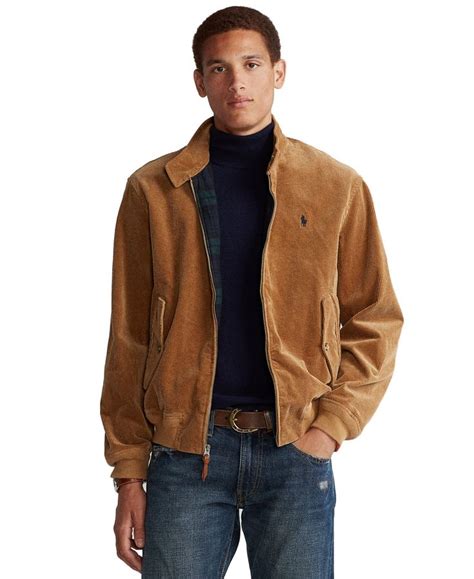 Polo Ralph Lauren Men S Stretch Corduroy Jacket Rustic Tan In