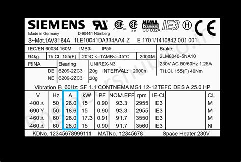 Motor Nameplate Explained For Beginners Electricity Frenzy Off