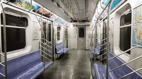 Artstation Subway Train Interior Game Assets