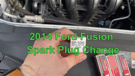 Replace Spark Plugs Ford Fusion