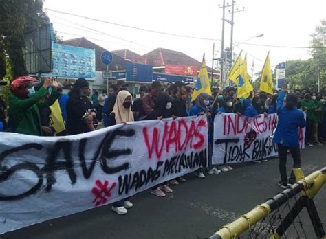 Pmii Kediri Gelar Aksi Solidaritas Bagi Warga Desa Wadas Purworejo