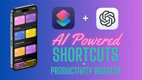 Ai Powered Siri Shortcuts Productivity Booster Youtube