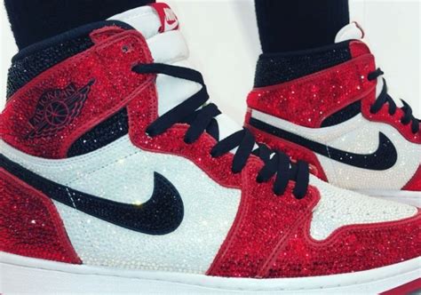 Check Out This Bedazzling Pair Of Nike Air Jordan 1 That Comes With