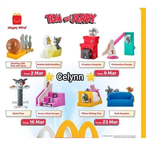 Ready Stock Mcdonald S Mcdonalds Mekdi Mcd Happy Meal Toys Tom