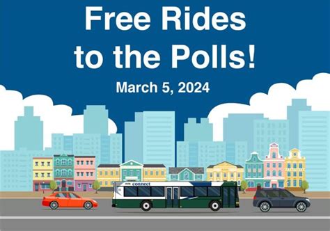 Free Dcta Rides To The Polls For Texas Primary Election Day Denton