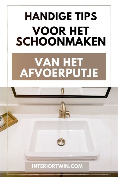 Het Afvoerputje Van De Wasbak Schoonmaken Doe Je Zo Artofit