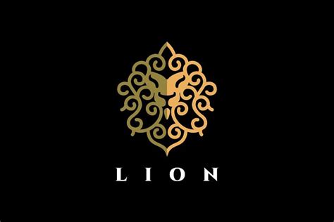 Royal Lion Logo Template Creative Illustrator Templates Creative Market